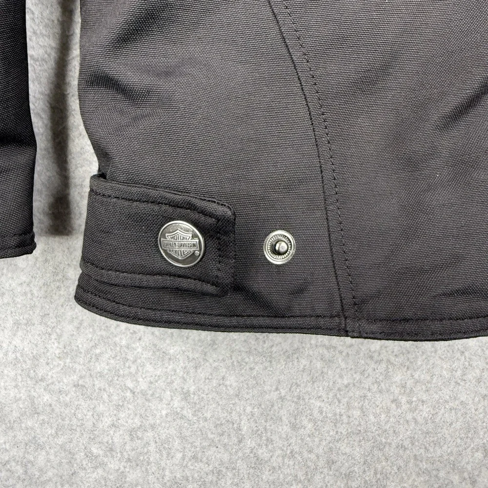 Harley Davidson Jacket Womens 2W Miss Enthusiast 3 In‎ 1 Hoodie Full Zip Riding